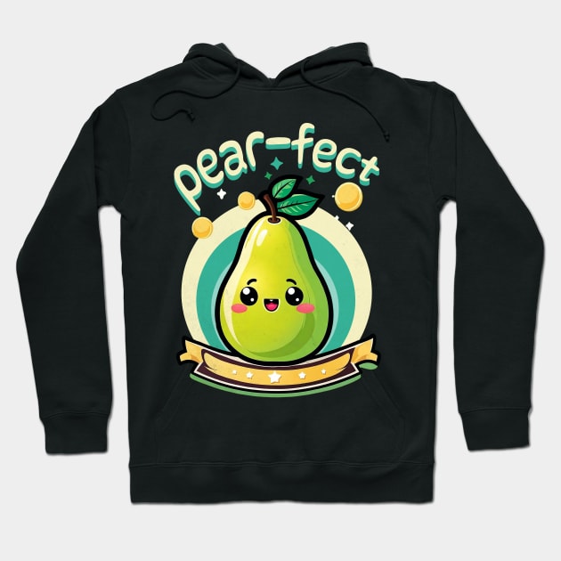 Pear-fect pear pun Hoodie by alcoshirts